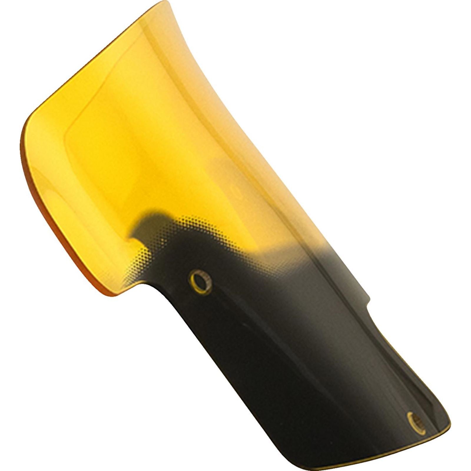 Klock Werks Kolor Flare™ Windshield - 8" - Yellow for Indian [MPN: KWW-04-0629]_1487732