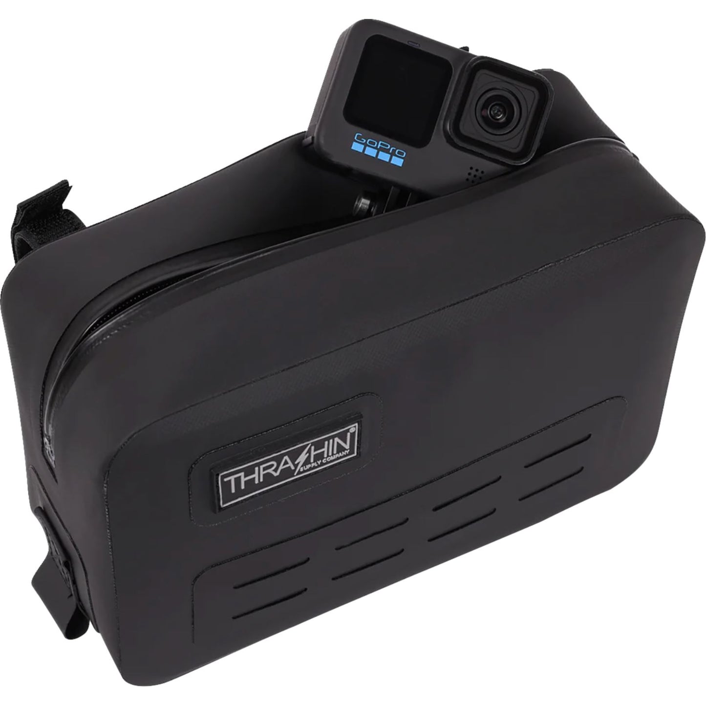 Thrashin Supply Company Handlebar Bag - Black - Waterproof [MPN: THB-0021]_1486896