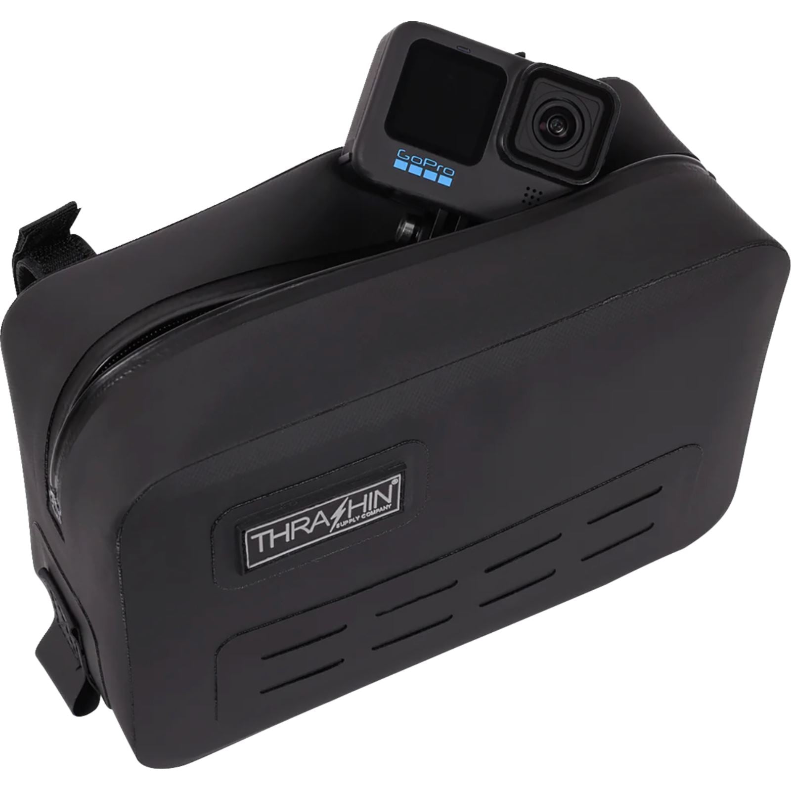 Thrashin Supply Company Handlebar Bag - Black - Waterproof [MPN: THB-0021]_1486896