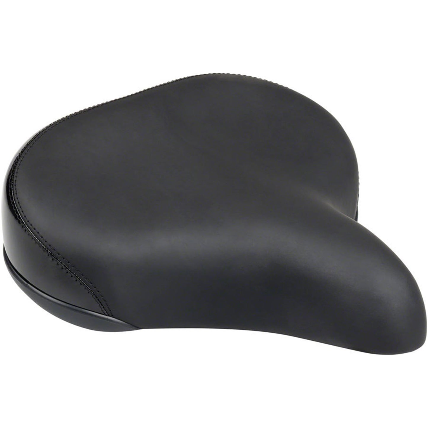 MSW Cruiser Saddle - Memory Foam, Soft Touch Cover, Steel, Black [MPN: 17-000502]_1926730