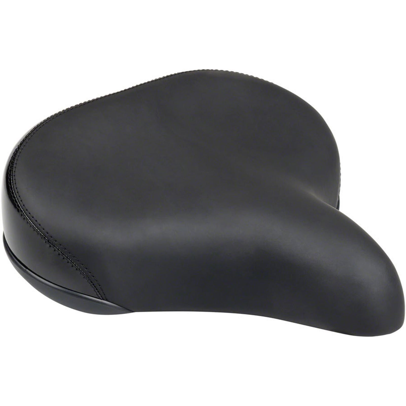 MSW Cruiser Saddle - Memory Foam, Soft Touch Cover, Steel, Black [MPN: 17-000502]_1926730
