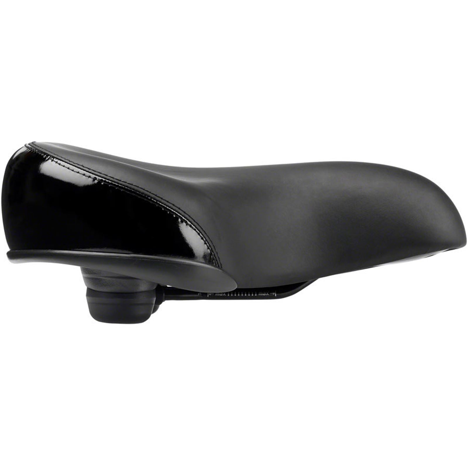 MSW Cruiser Saddle - Memory Foam, Soft Touch Cover, Steel, Black [MPN: 17-000502]_1926731