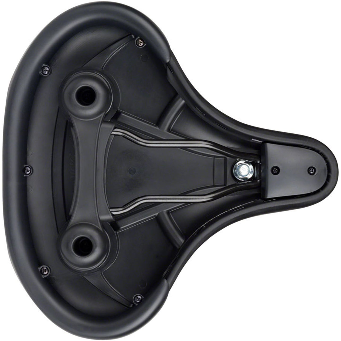 MSW Cruiser Saddle - Memory Foam, Soft Touch Cover, Steel, Black [MPN: 17-000502]_1926733