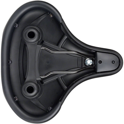 MSW Cruiser Saddle - Memory Foam, Soft Touch Cover, Steel, Black [MPN: 17-000502]_1926733