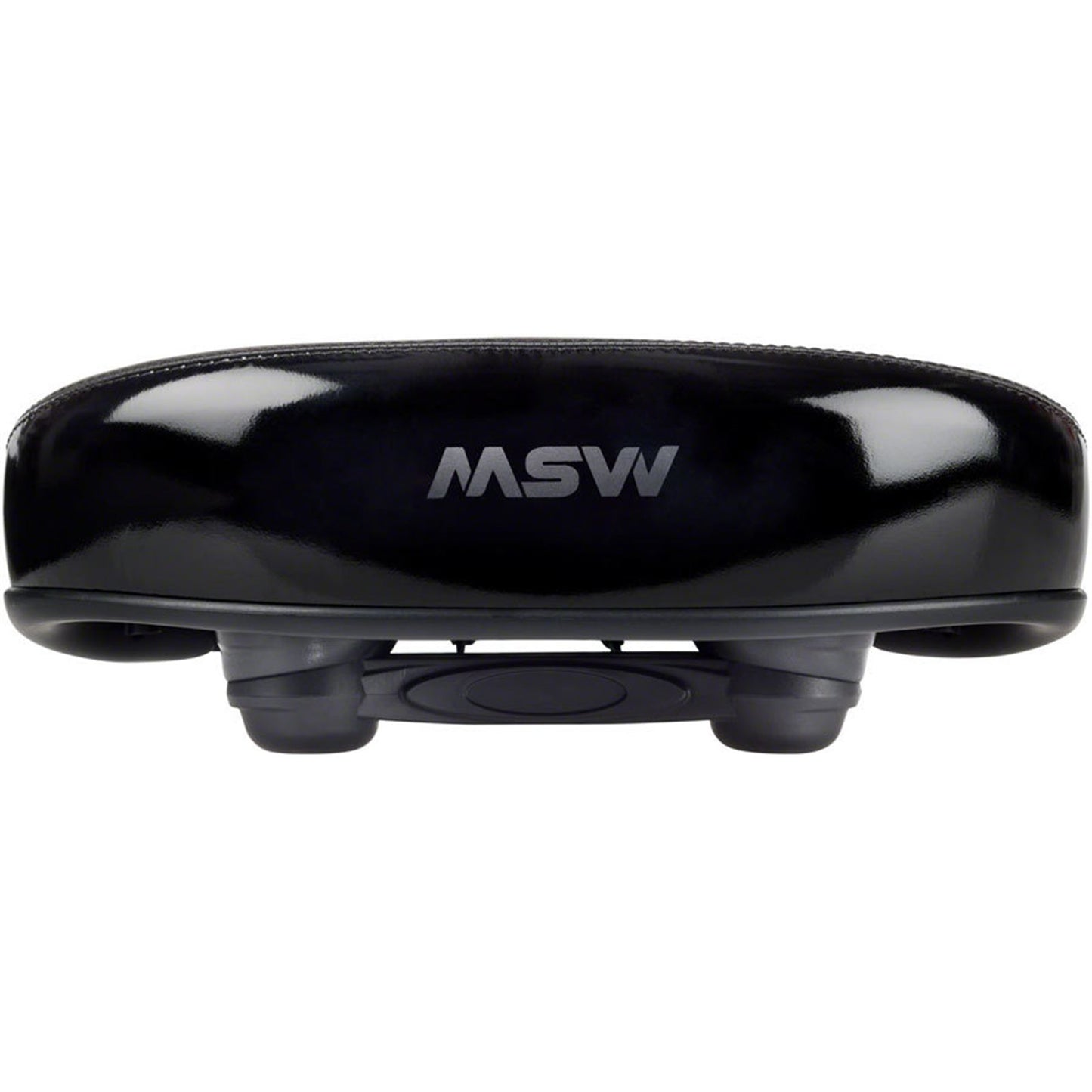 MSW Cruiser Saddle - Memory Foam, Soft Touch Cover, Steel, Black [MPN: 17-000502]_1926735