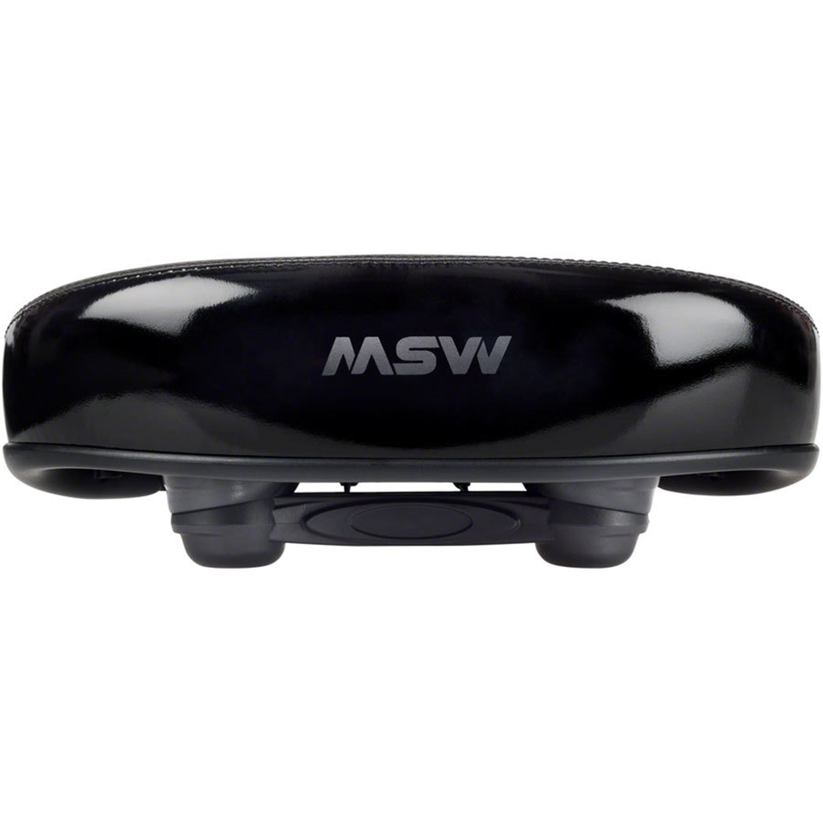 MSW Cruiser Saddle - Memory Foam, Soft Touch Cover, Steel, Black [MPN: 17-000502]_1926735