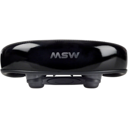 MSW Cruiser Saddle - Memory Foam, Soft Touch Cover, Steel, Black [MPN: 17-000502]_1926735