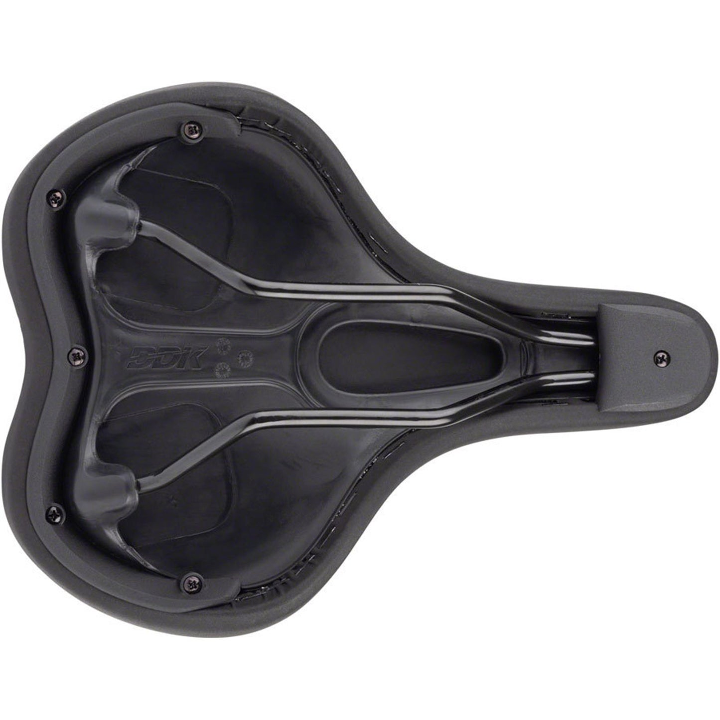 MSW Women's Saddle - Memory Foam, Soft Touch Cover, Steel, Black [MPN: 17-000502]_1926788