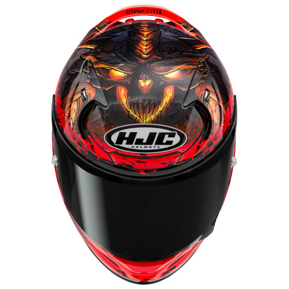 HJC RPHA 12 Diablo Blizzard Helmet - MC-1 - Black/Red_1511385