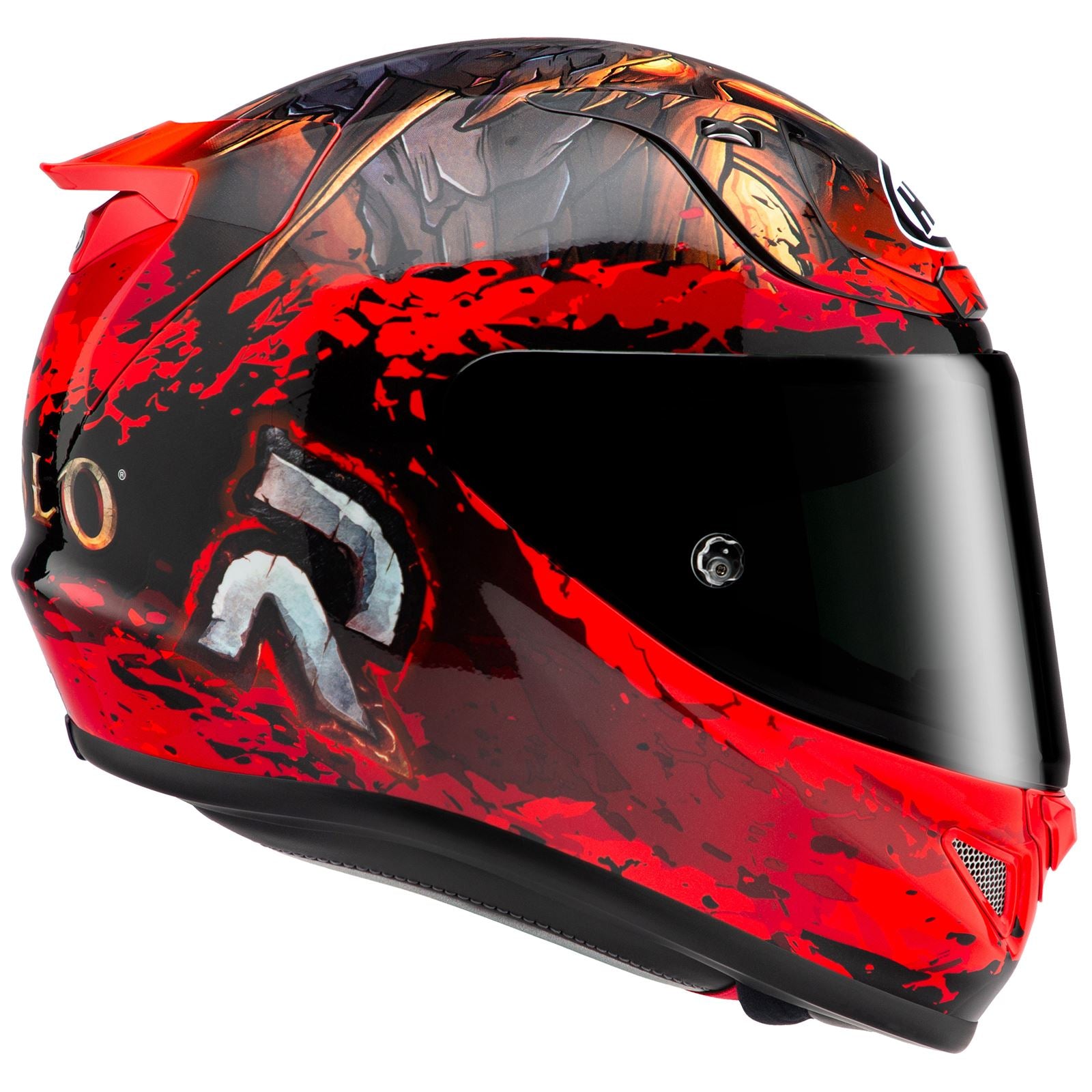 HJC RPHA 12 Diablo Blizzard Helmet - MC-1 - Black/Red_1511387