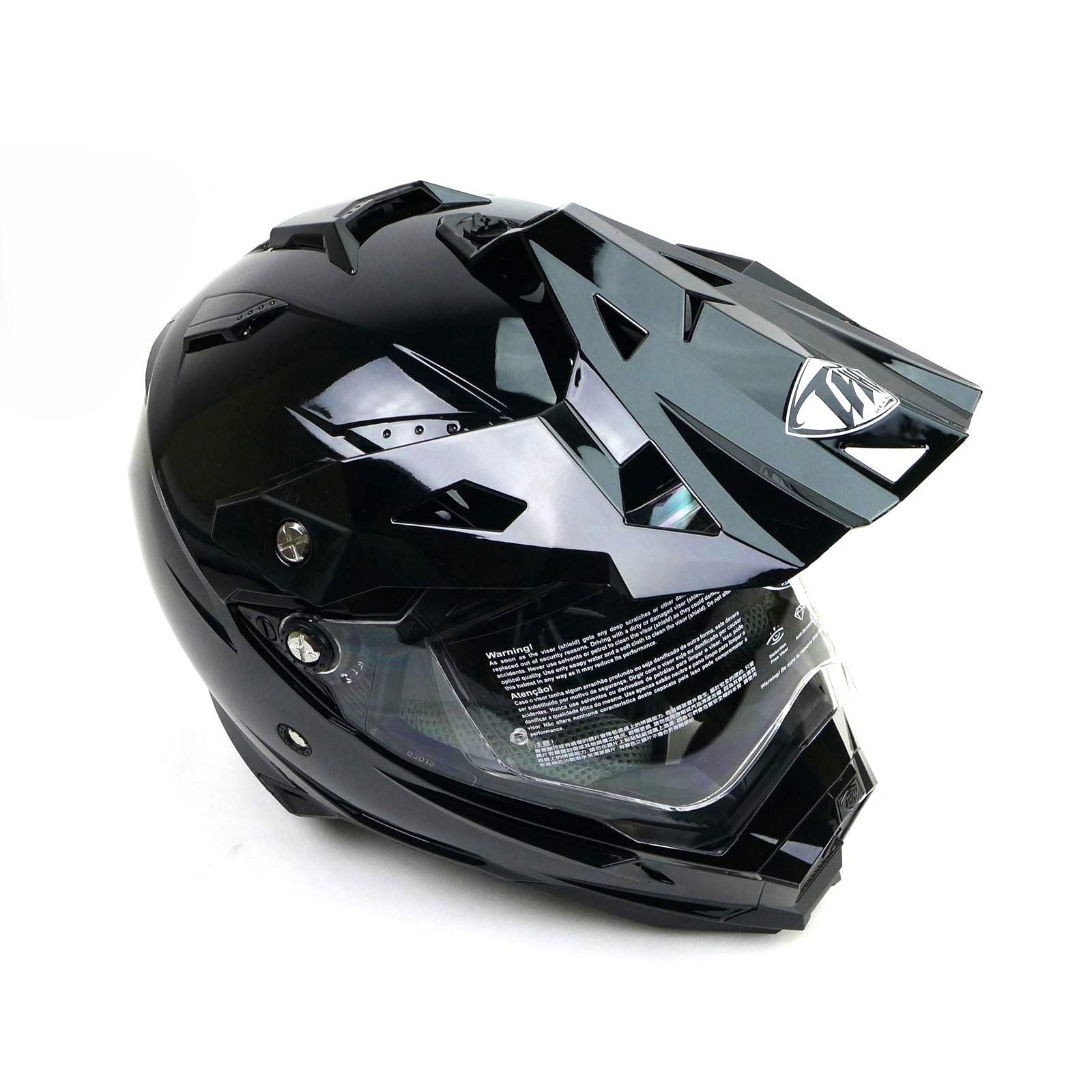 THH Helmets TX-28 Dual Sport Solid Helmet - Black - Large OPEN BOX [MPN: 648080]_1694696
