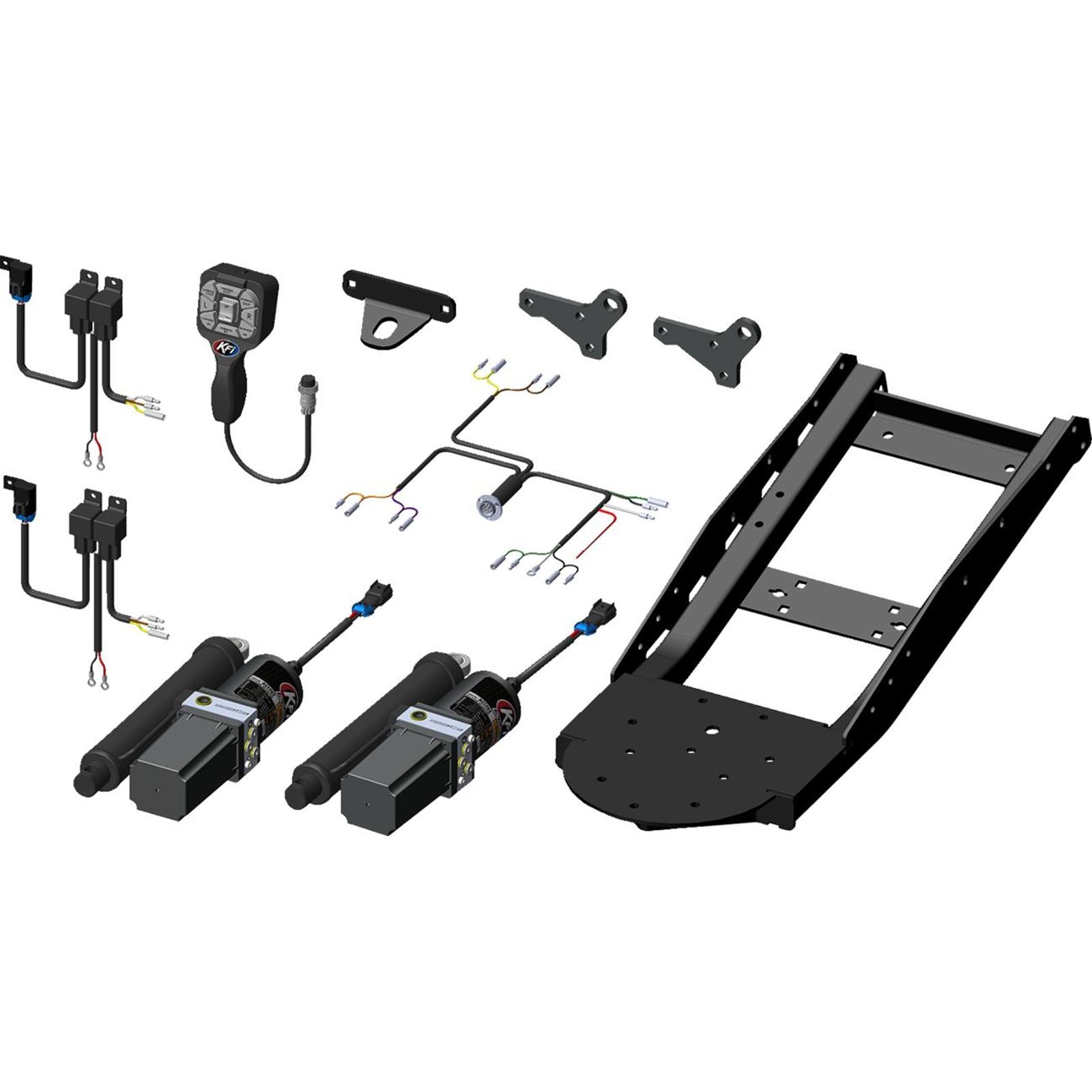 KFI V-Plow Actuator Tube Kit with Remote 106180-APH_1492578