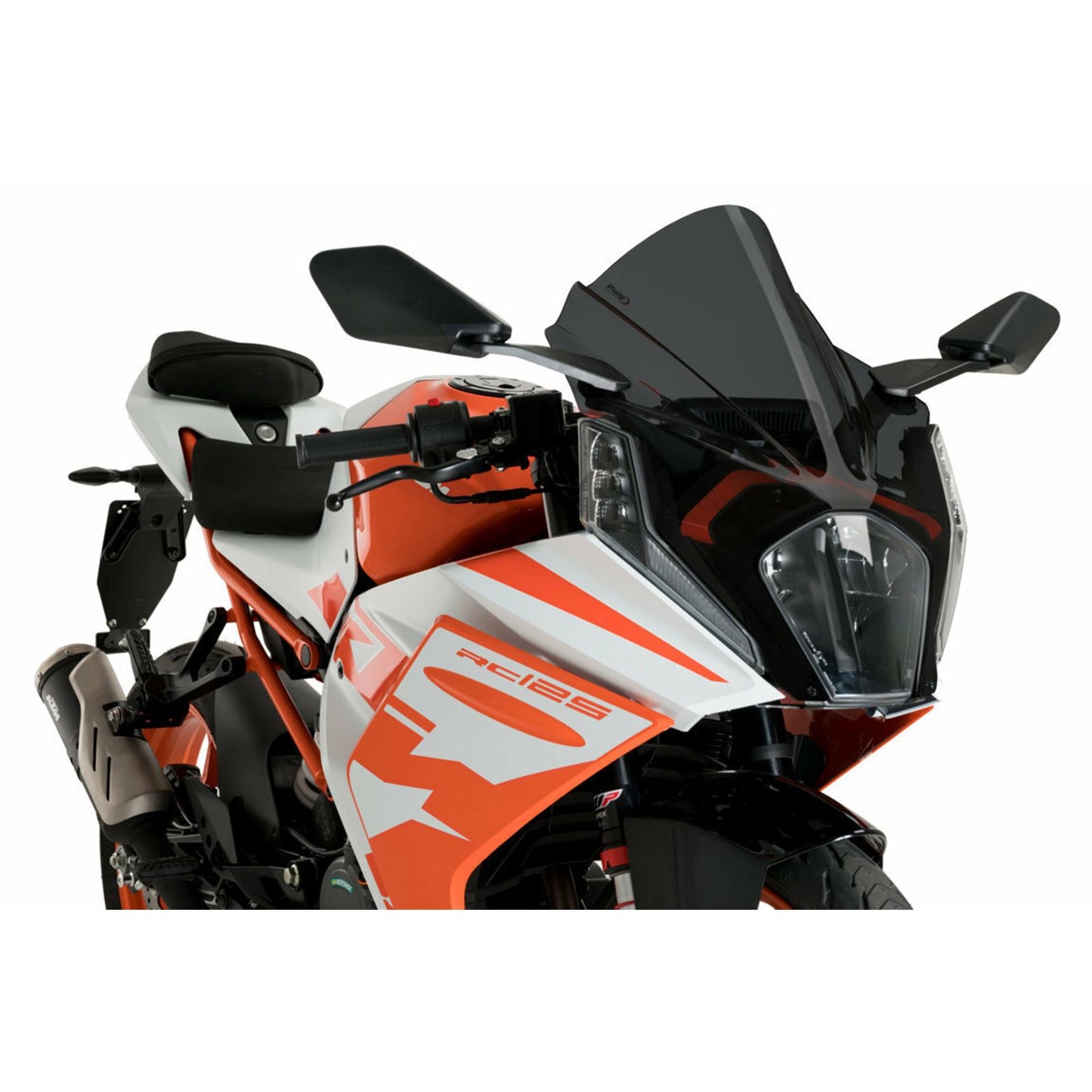 Puig Windscreen Z-Racing for Gas Gas/ Husqvarna/ KTM - Dark Smoke [MPN: 21476F]_1488141