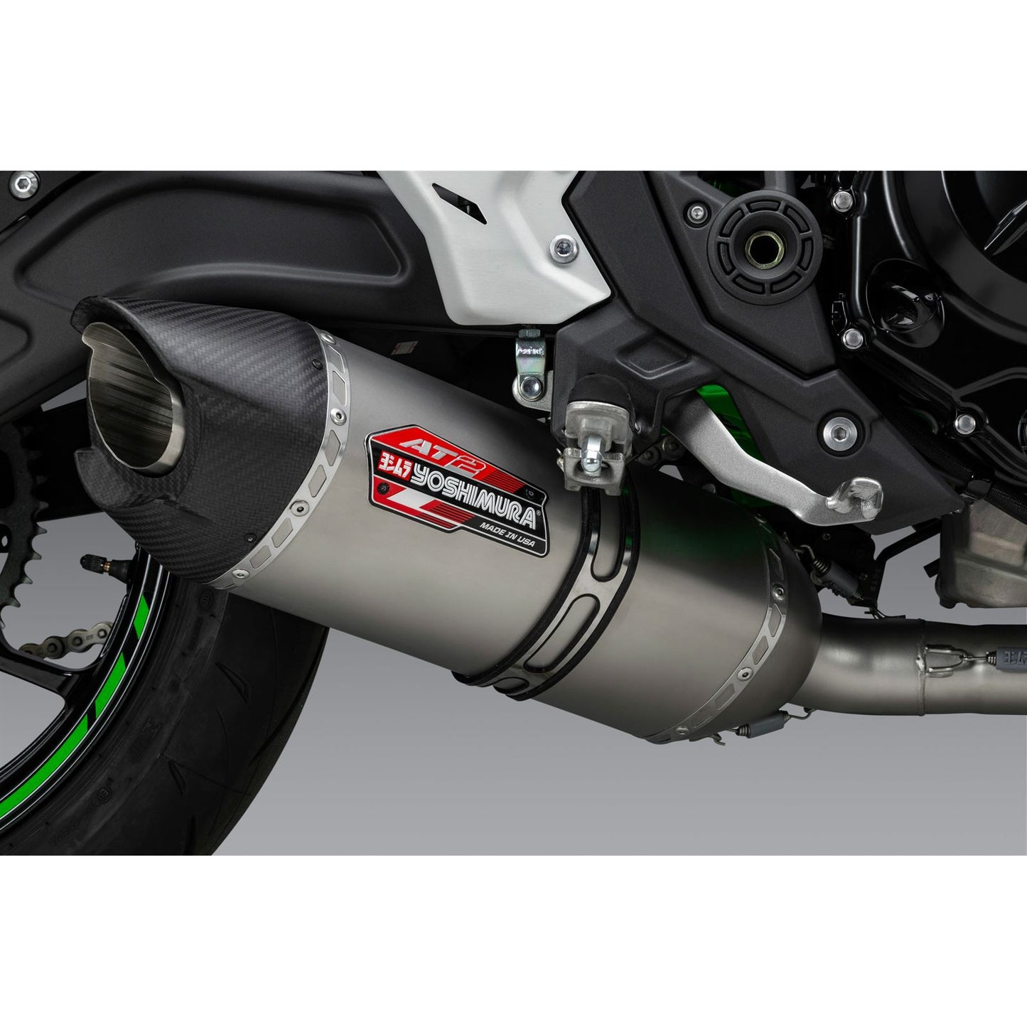 Yoshimura Exhaust Race AT2 FS SS/SS/CF WF for Kawasaki 14651AM521_1488159