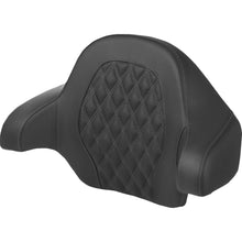 Saddlemen Tour-Pak® Backrest Pad - Lattice Stitch/Dark Gray Stitch FL '14-'24 814-07-15002_1506689