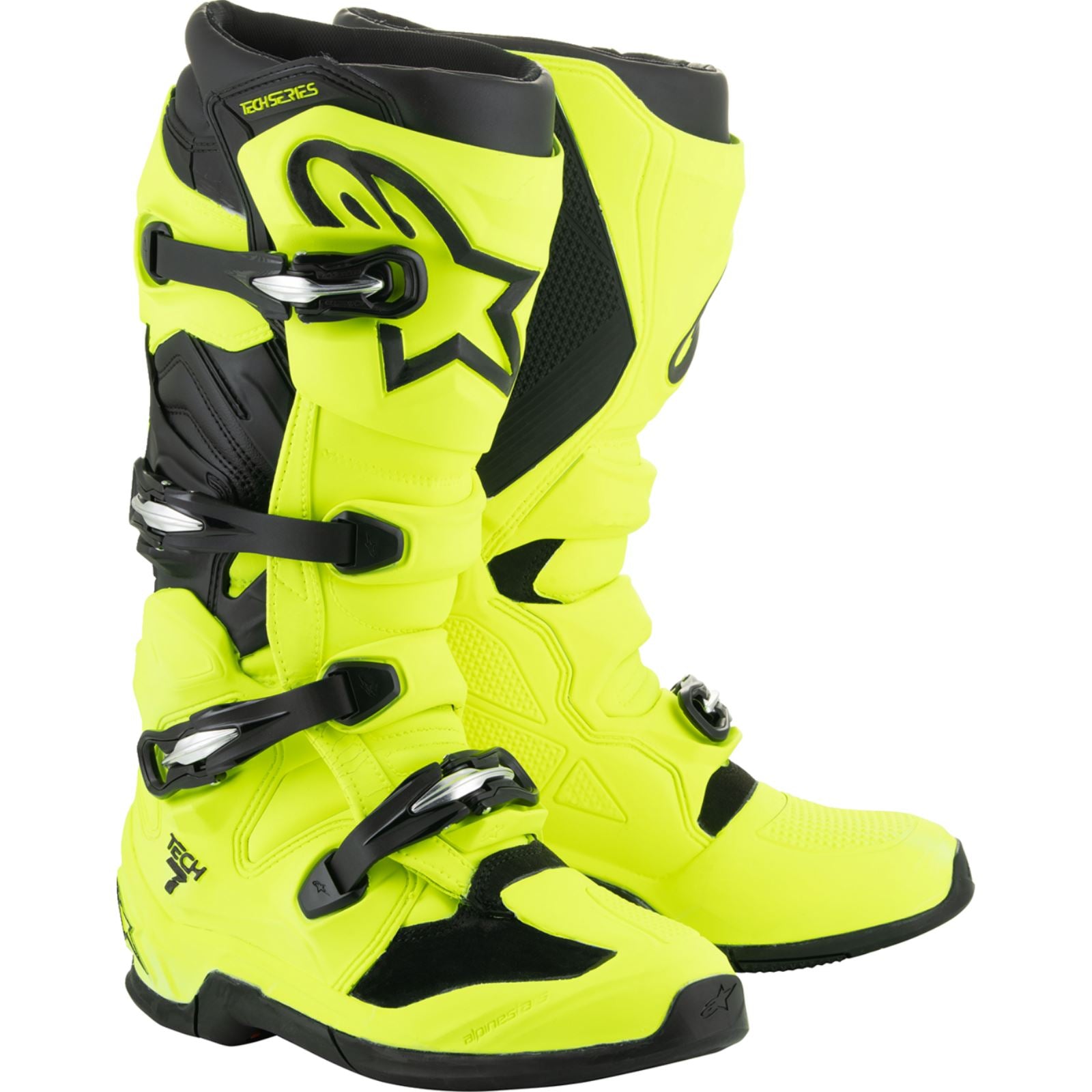 Alpinestars Tech 7 Boots - Fluorescent Yellow/Black - Size 13 [MPN: 2012025-551-13]_1489563