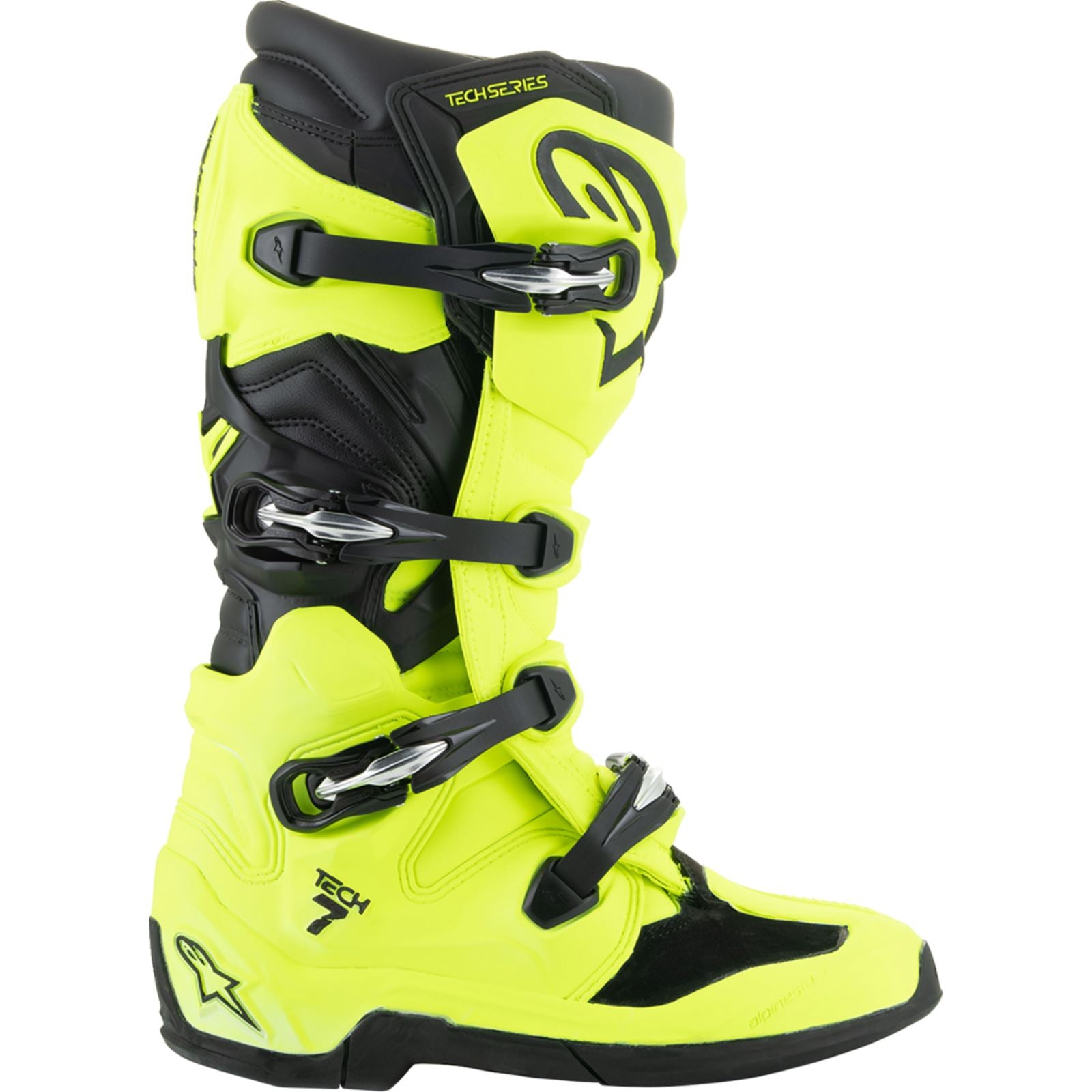 Alpinestars Tech 7 Boots - Fluorescent Yellow/Black - Size 13 [MPN: 2012025-551-13]_1489565