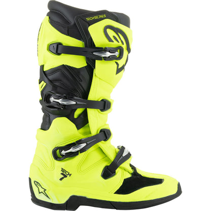 Alpinestars Tech 7 Boots - Fluorescent Yellow/Black - Size 13 [MPN: 2012025-551-13]_1489565