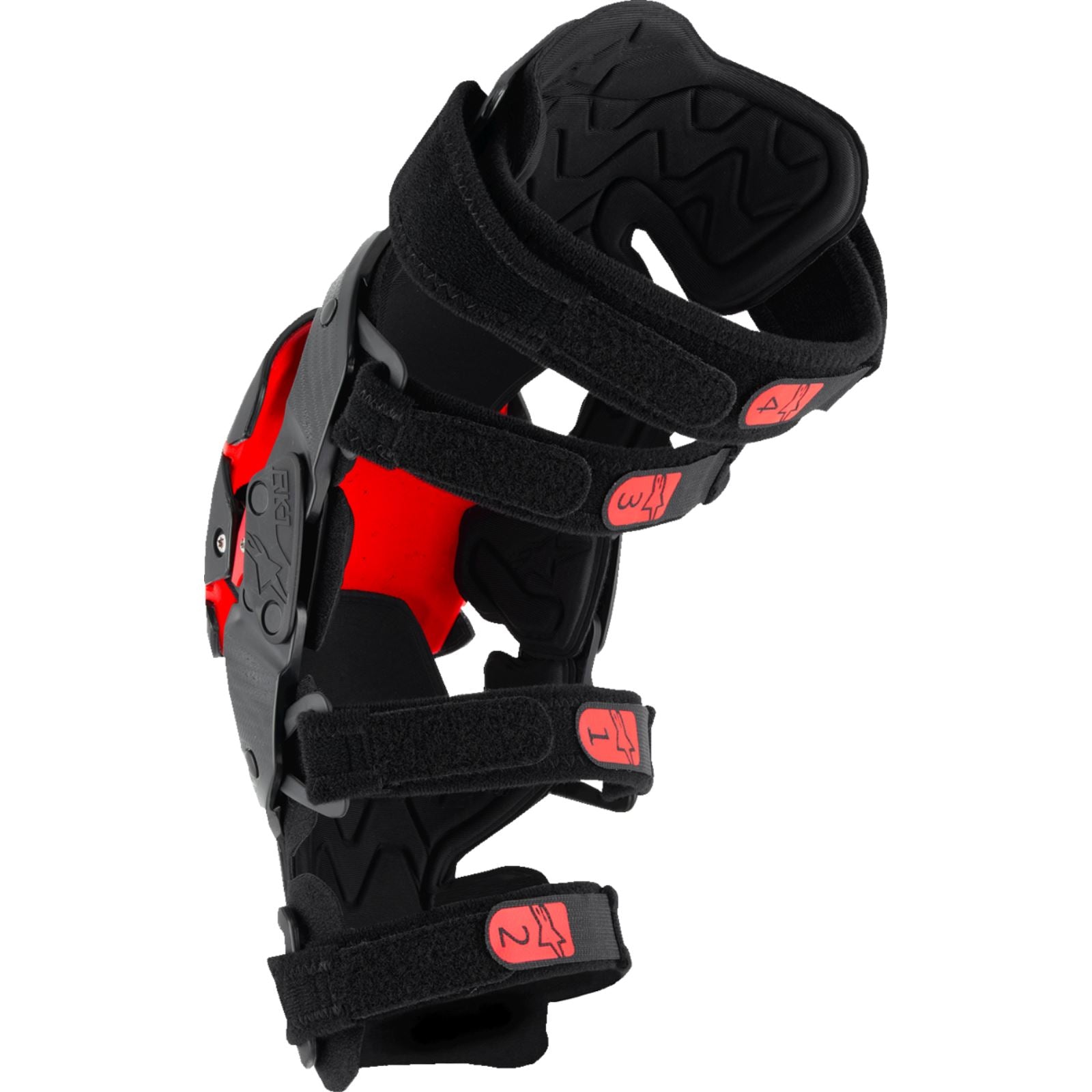 Alpinestars RK-1 Plasma Knee Braces - Black/Red_1488927