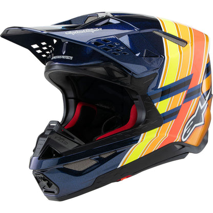 Alpinestars S-M10 TLD Edition 25 Helmet - Blue/Orange/Yellow/Red_1488640