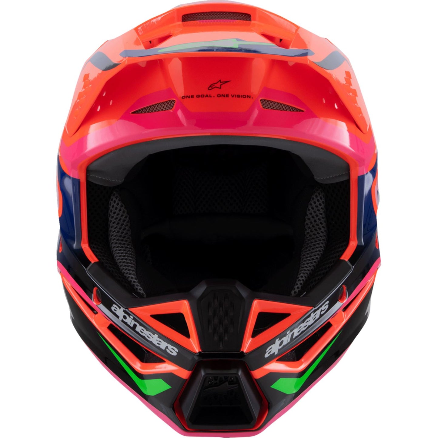 Alpinestars Youth SM3 Deegan Helmet - Orange/Purple/Pink_1488685