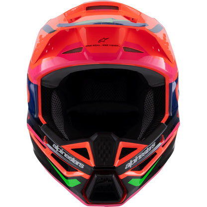 Alpinestars Youth SM3 Deegan Helmet - Orange/Purple/Pink_1488685