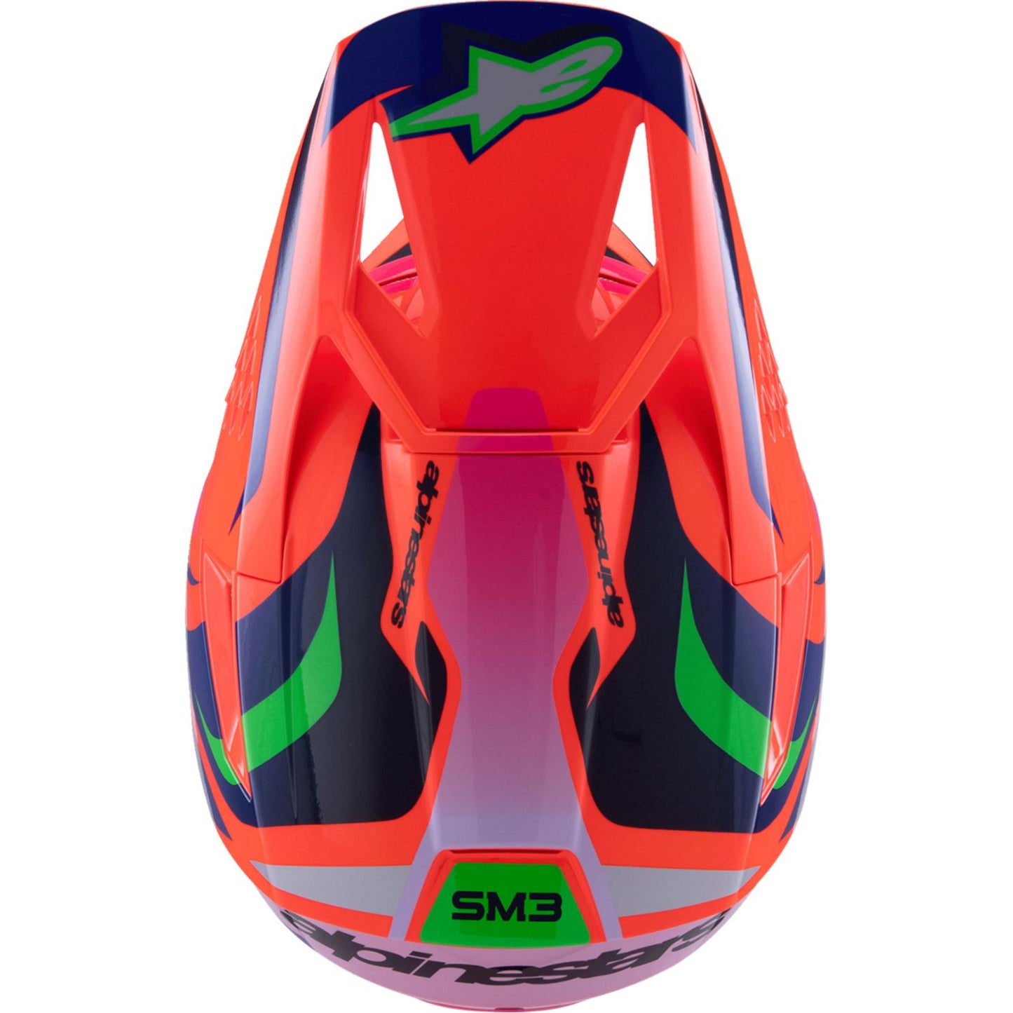 Alpinestars Youth SM3 Deegan Helmet - Orange/Purple/Pink_1488686