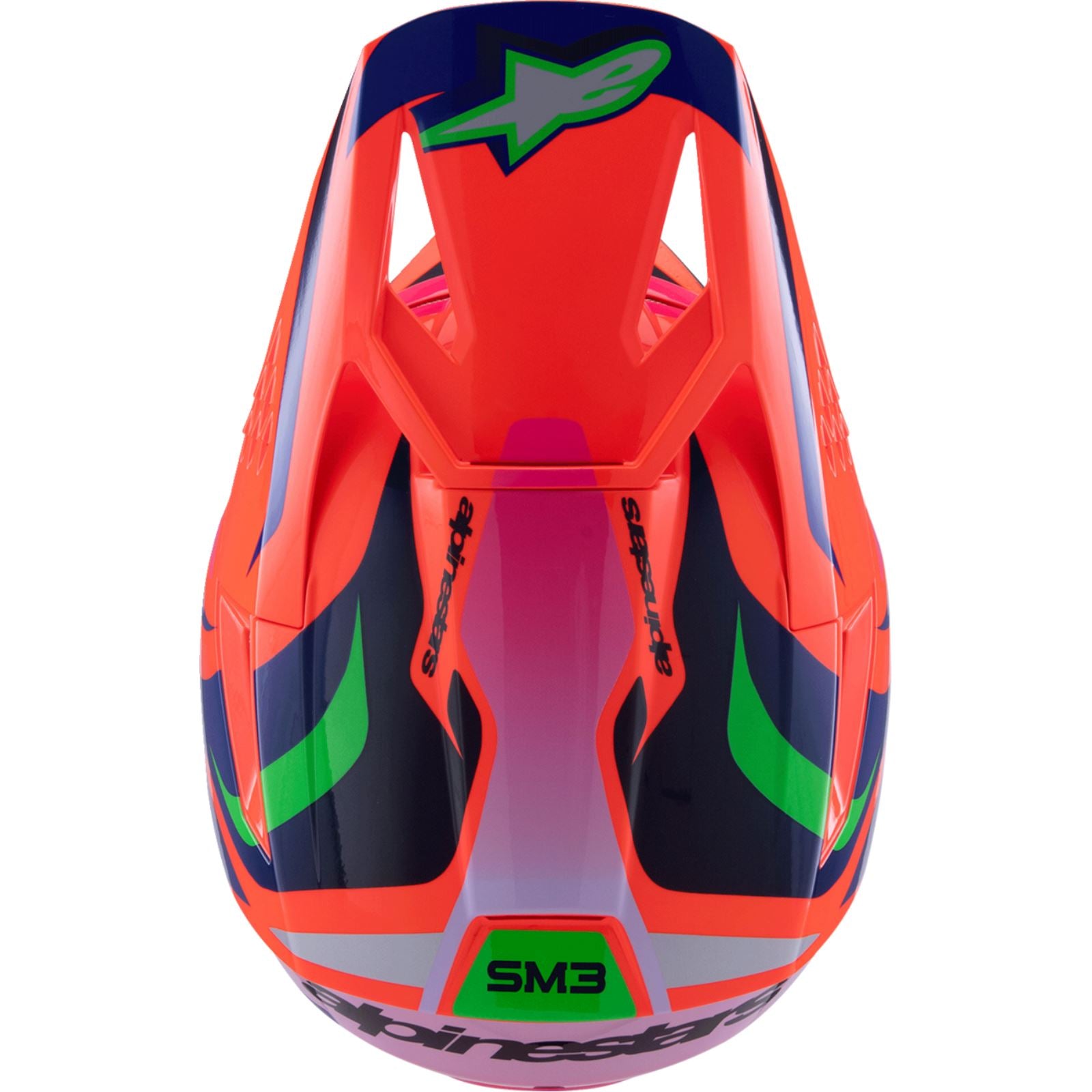 Alpinestars Youth SM3 Deegan Helmet - Orange/Purple/Pink_1488686