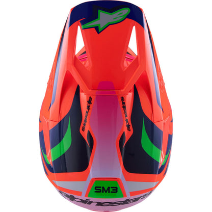 Alpinestars Youth SM3 Deegan Helmet - Orange/Purple/Pink_1488686