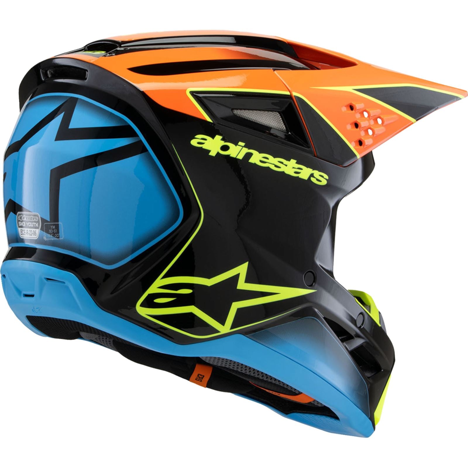 Alpinestars Youth Supertech M3 Helmet - Fray_1488750
