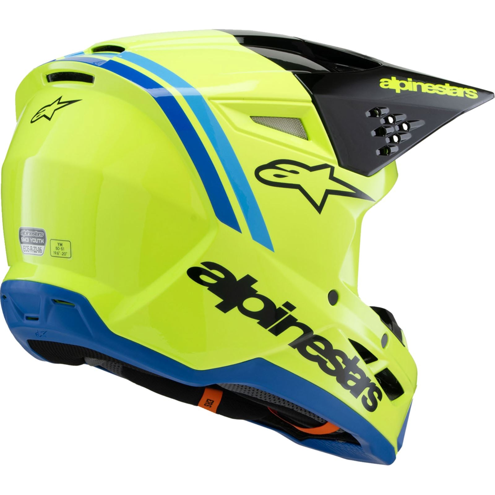 Alpinestars Youth Supertech M3 Helmet - Radium_1488670