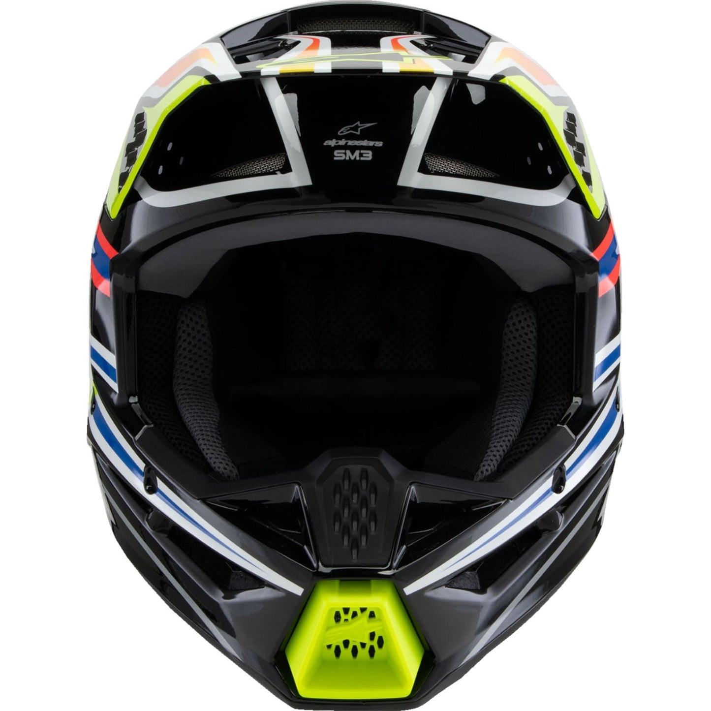Alpinestars Youth Supertech M3 Helmet - Wurx - Black/Yellow/Blue/Red_1488700