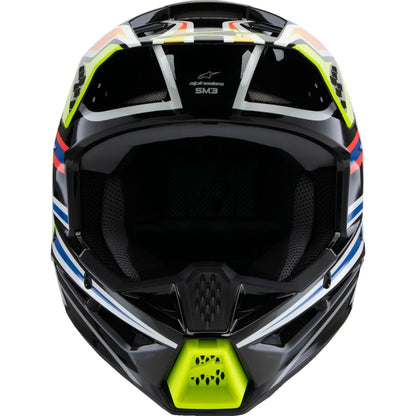 Alpinestars Youth Supertech M3 Helmet - Wurx - Black/Yellow/Blue/Red_1488700