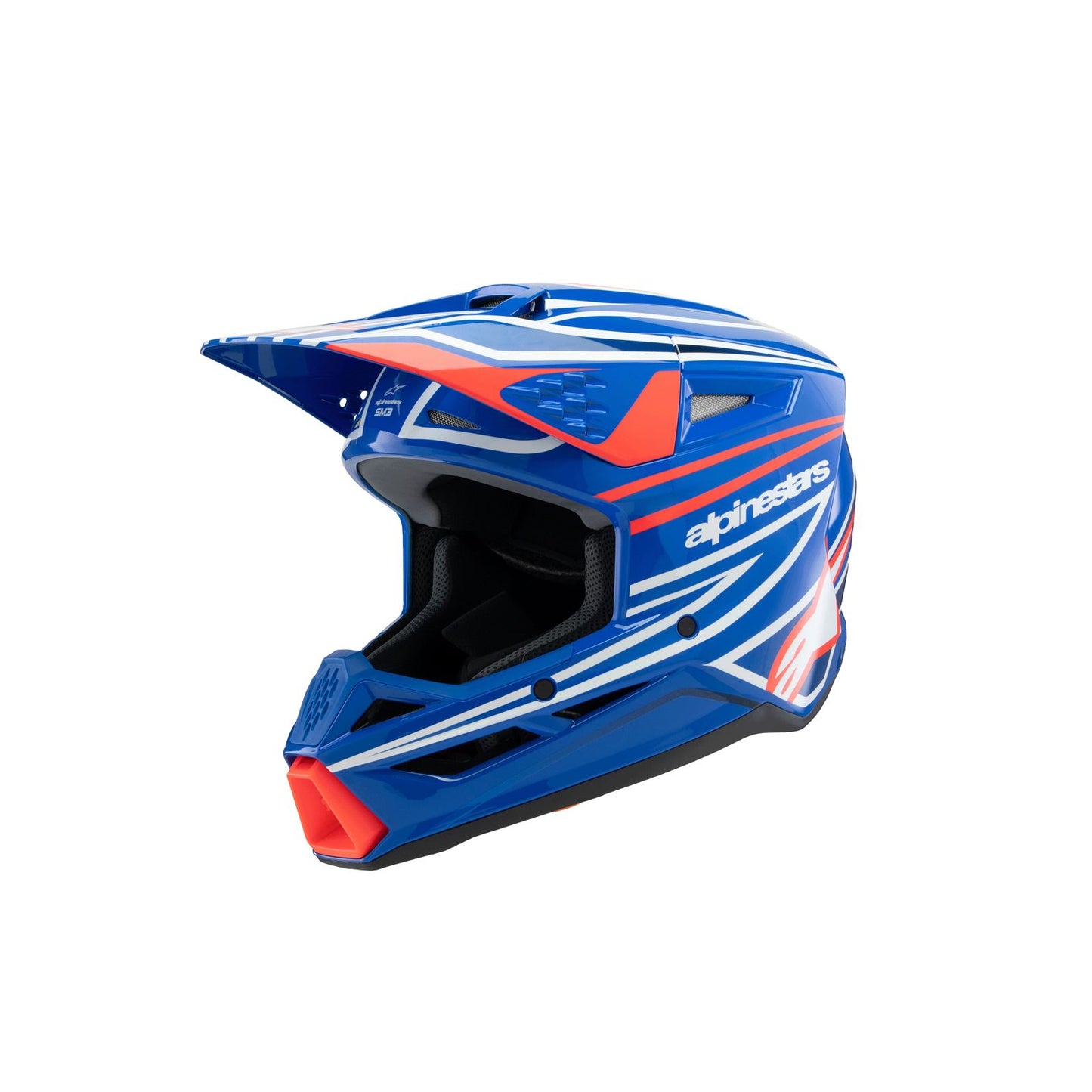 Alpinestars Youth SM3 Wurx Helmet - Blue/Red/White/Black_1489895