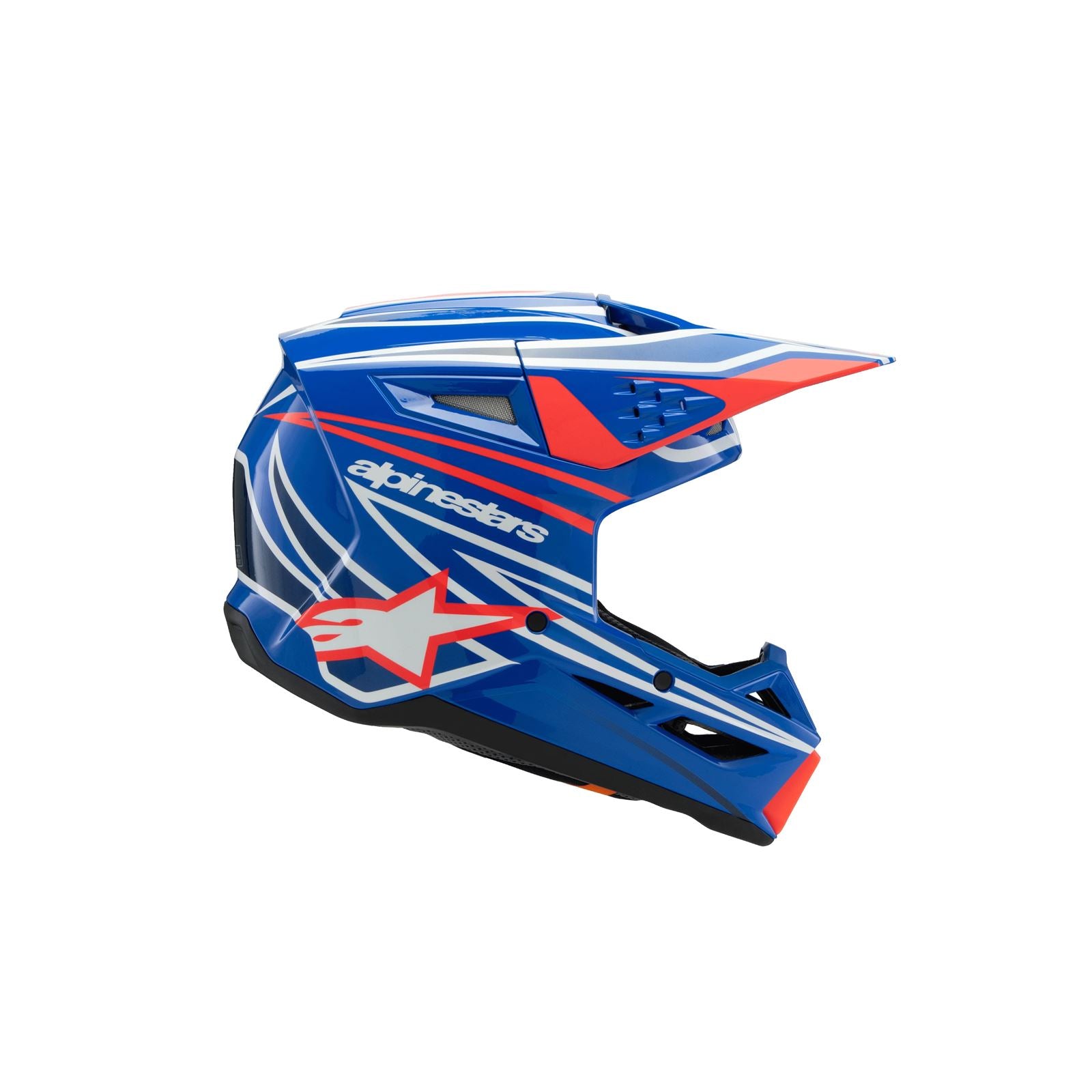 Alpinestars Youth SM3 Wurx Helmet - Blue/Red/White/Black_1489896