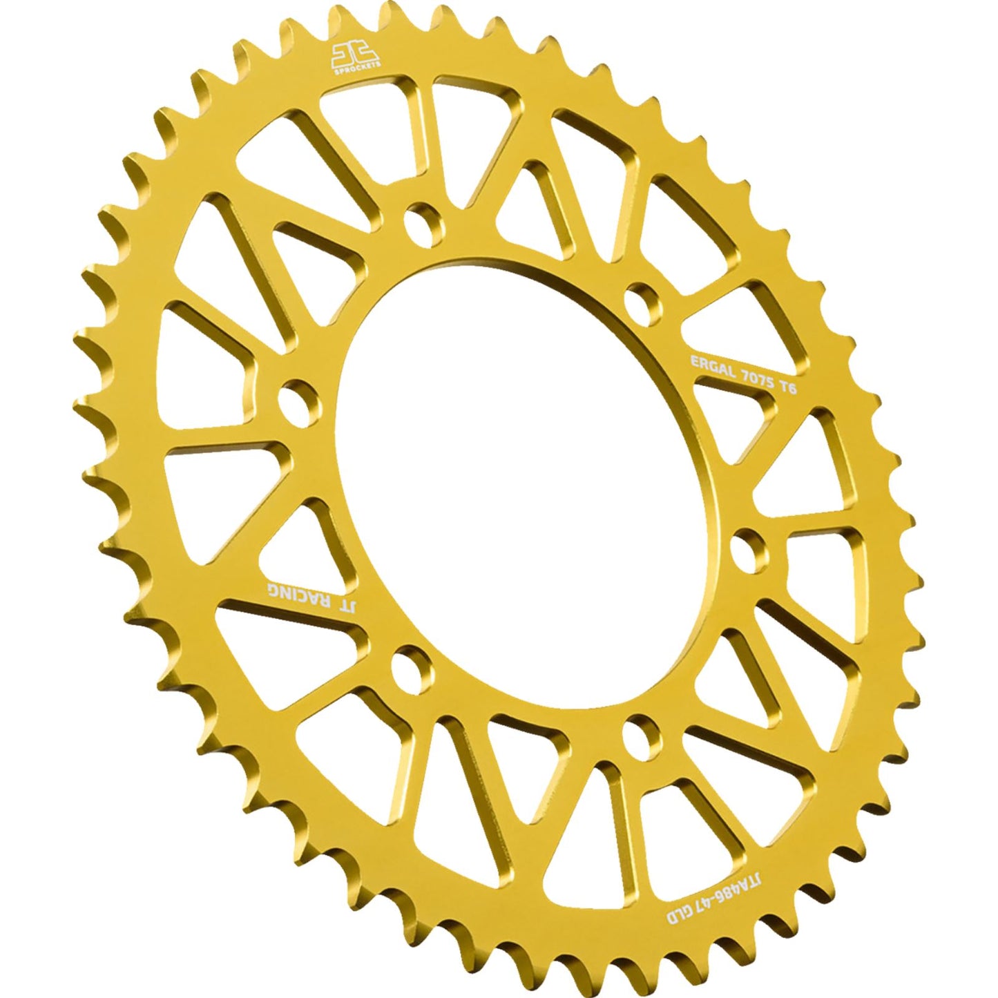 JT Sprockets Rear Sprocket - Aluminum - 47 Tooth - Gold - YZF-R1/LE JTA486.47GLD_1488758