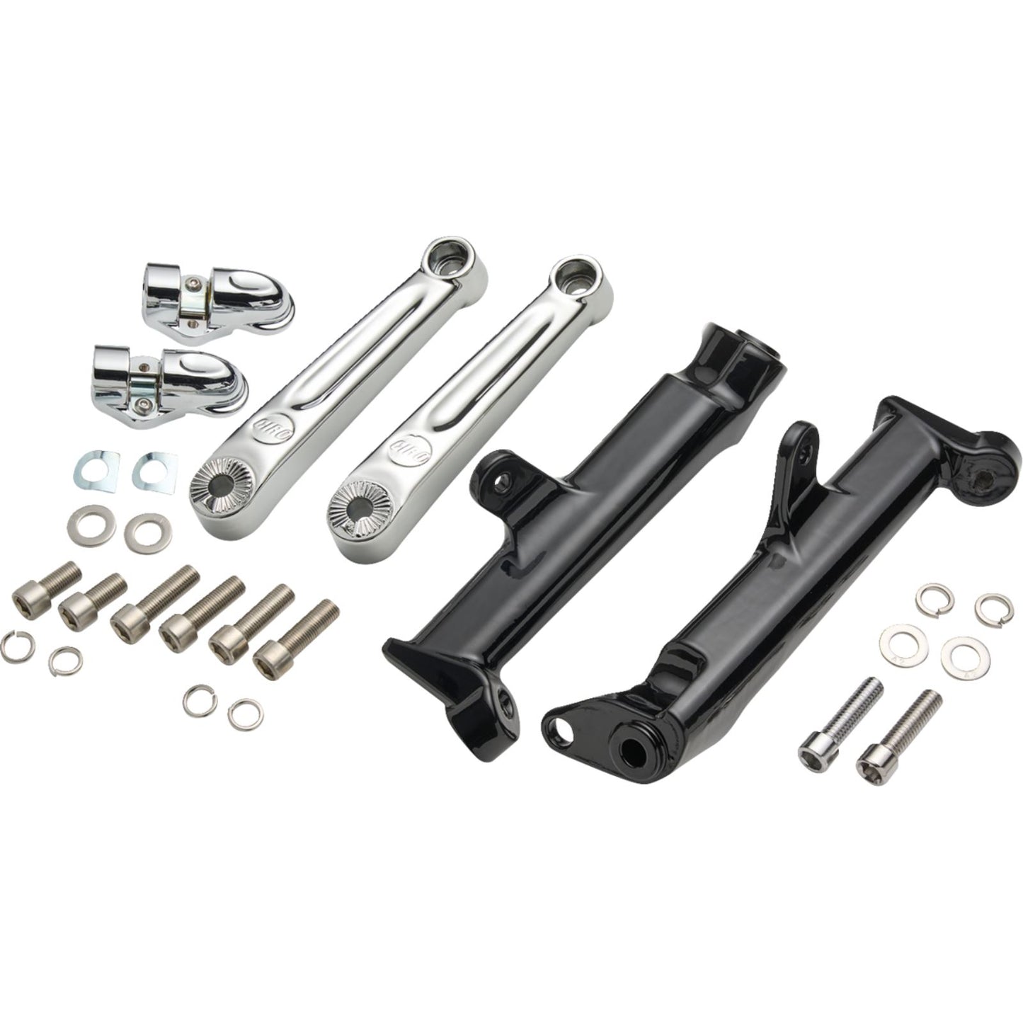 Ciro Frame Mounted Adjustable Highway Peg Mount - Extended - Chrome [MPN: 60601]_1488762