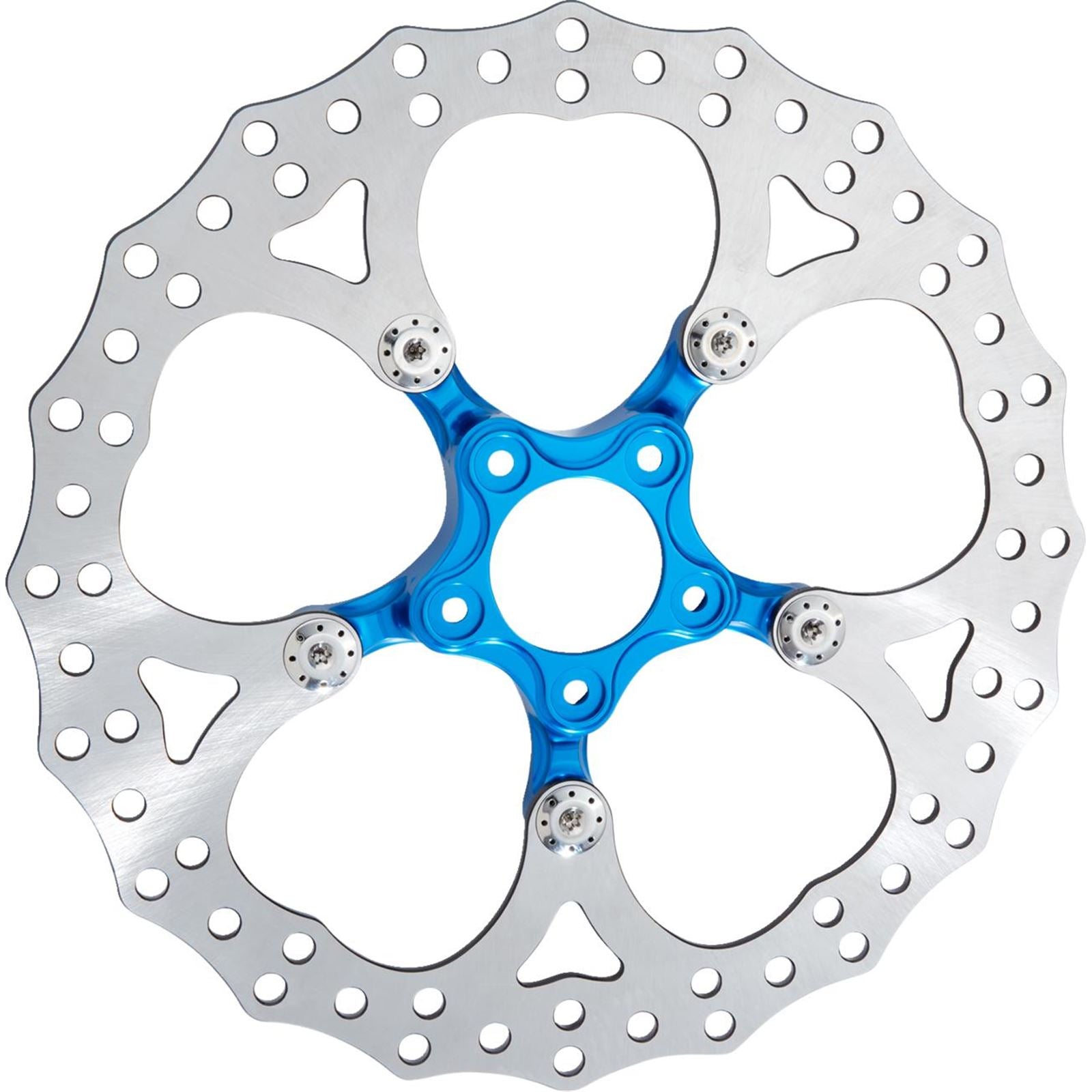 Arlen Ness Spider Rotor - 14" - Blue 300-062_1492622
