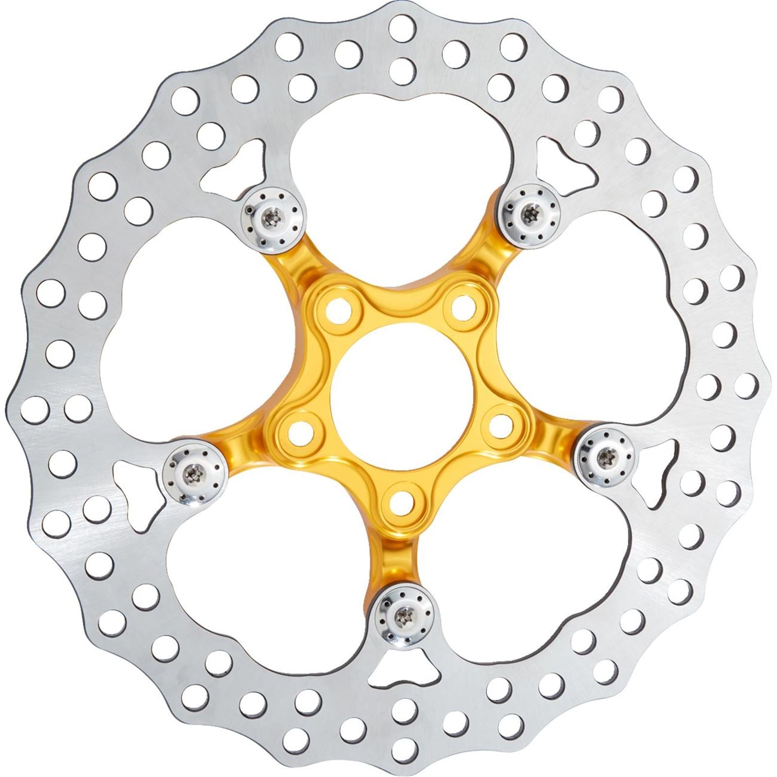 Arlen Ness Spider Rotor - 11-4/5" - Gold 300-065_1492625