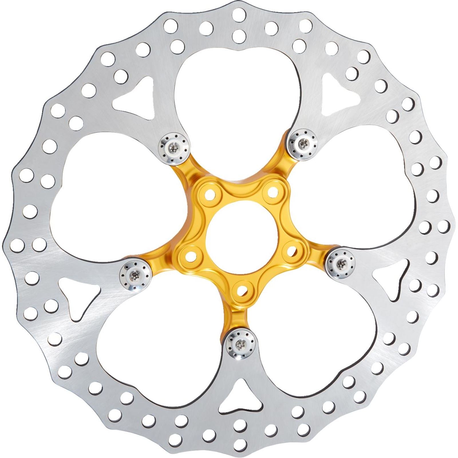 Arlen Ness Spider Rotor - 14" - Gold 300-066_1492626