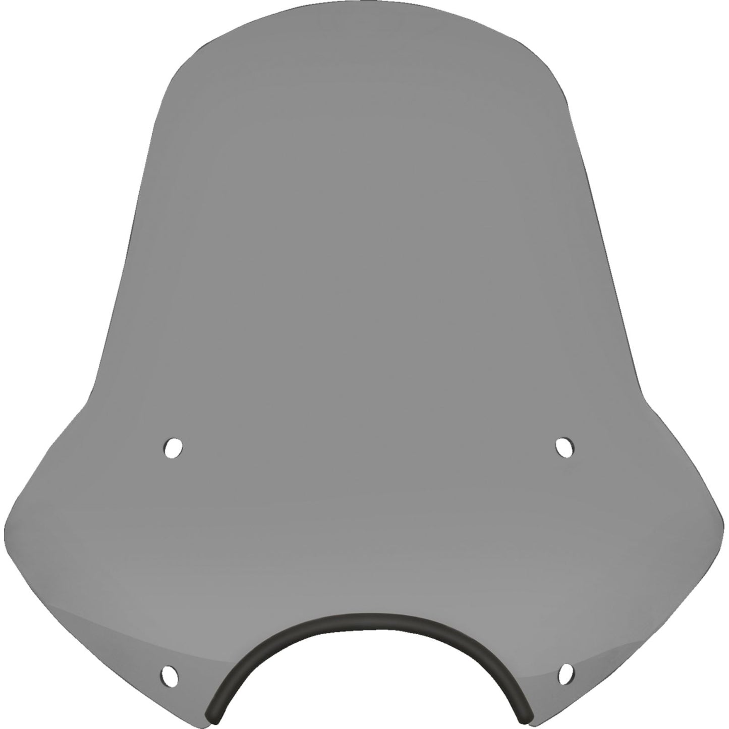 Memphis Shades Speed Demon Sportshields - 19" - 9" Headlight Cutout - Black Smoke MEP54812_1488845