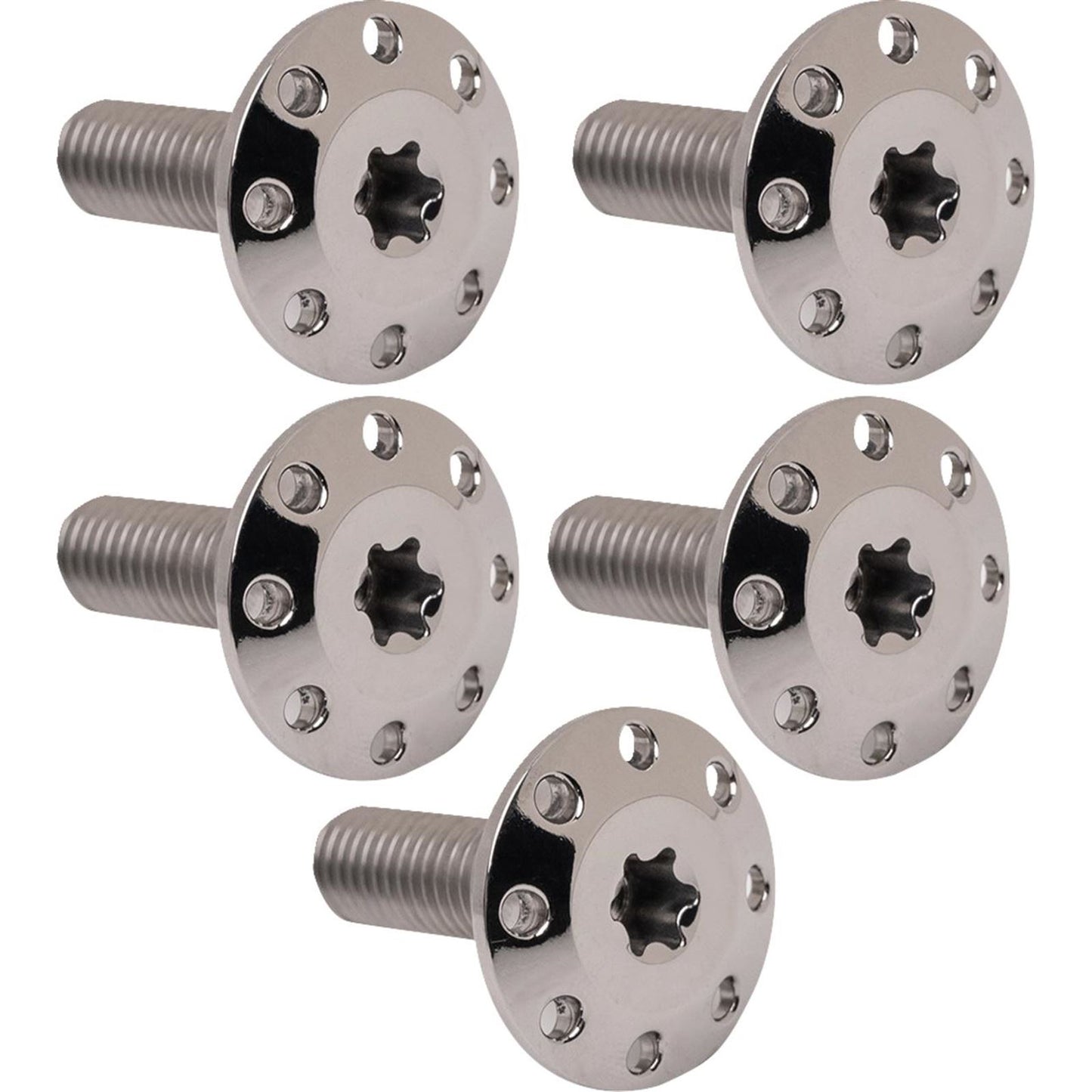Arlen Ness Bolt Kit - Holeshot/Front/Floating/Brake Rotor Spoke Mount Polished 5 Pk 300-905_1501320