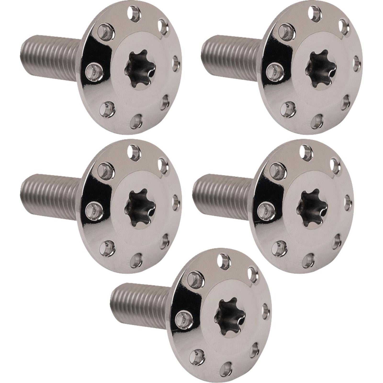 Arlen Ness Bolt Kit - Holeshot/Front/Floating/Brake Rotor Spoke Mount Polished 5 Pk 300-905_1501320