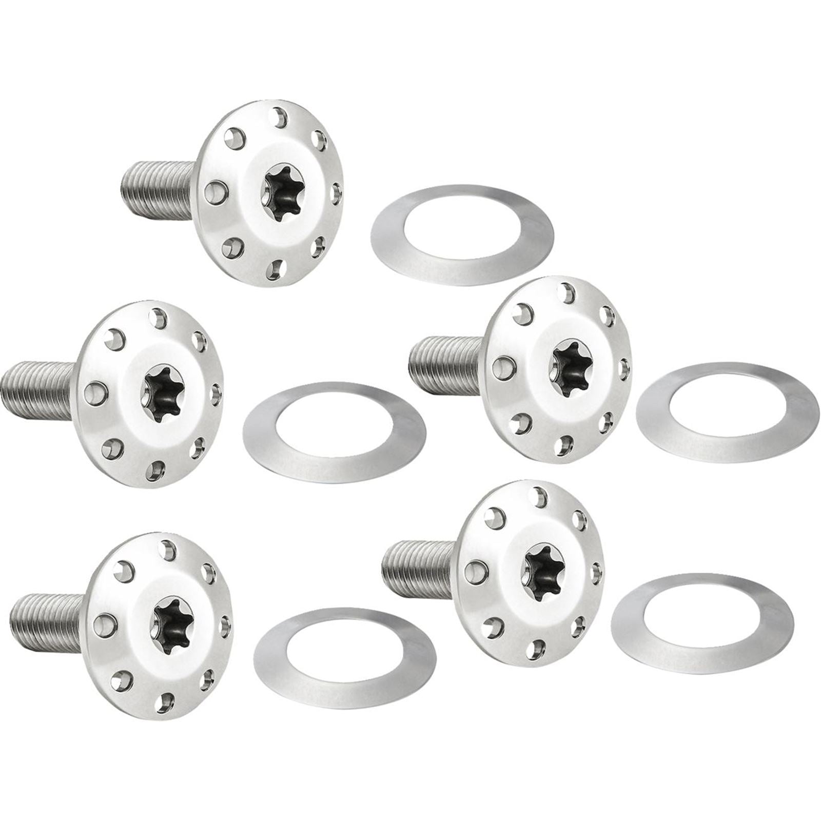Arlen Ness Bolt Kit - Holeshot/Front/Floating/Brake Rotor Spoke Mount Polished 5 Pk 300-905_1506692