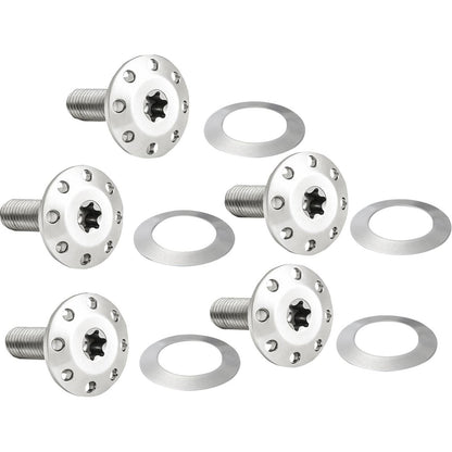 Arlen Ness Bolt Kit - Holeshot/Front/Floating/Brake Rotor Spoke Mount Polished 5 Pk 300-905_1506692