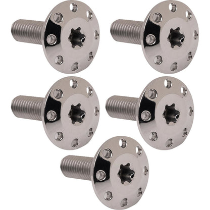 Arlen Ness Bolt Kit - Holeshot/Front/Floating/Brake Rotor Spoke Mount Polished 5 Pk 300-906_1494594