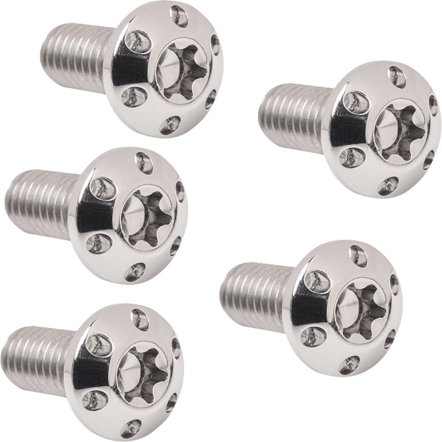 Arlen Ness Bolt Kit - Holeshot/Brake Rotor/Rear Hub Mount Polished 3/8"-16x1" 5 Pk 300-909_1494579