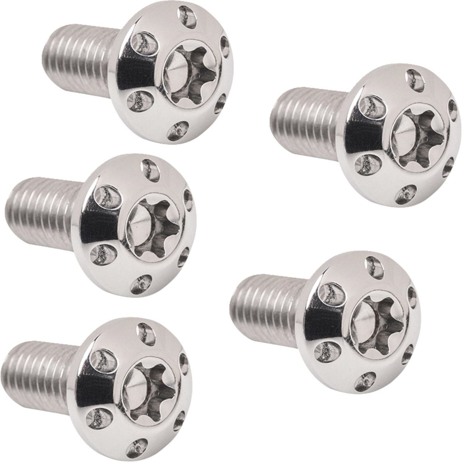 Arlen Ness Bolt Kit - Holeshot/Brake Rotor/Rear Hub Mount Polished 3/8"-16x1" 5 Pk 300-909_1494579