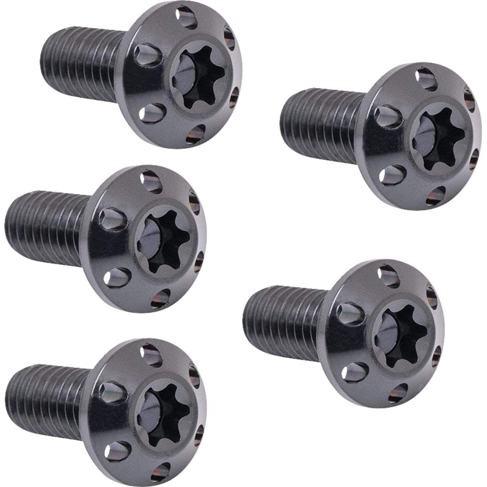 Arlen Ness Bolt Kit - Holeshot/Brake Rotor/Rear Hub Mount Black 3/8"-16x1" - 5 Pack 300-910_1494580