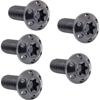Arlen Ness Bolt Kit - Holeshot/Brake Rotor/Rear Hub Mount Black 3/8"-16x1" - 5 Pack 300-910_1494580